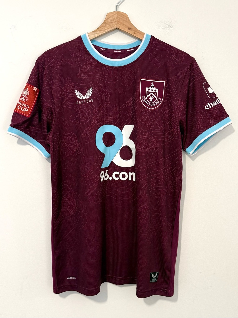 Castore Burnley FC 2025/26 Home Kit #10 Marcus Edwards Jersey Shirt